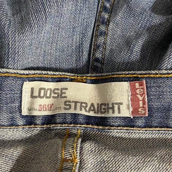 EUC Levi’s 569 Denim, Sz 38x32, Loose Straight, Cabincore, Minimalist, classic - Picture 2 of 12